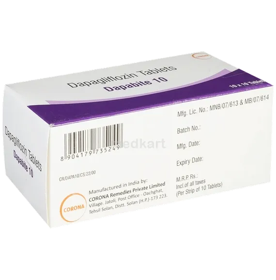 dapabite 10mg tablet 10's